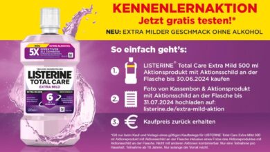 Listerine Gratis Testen